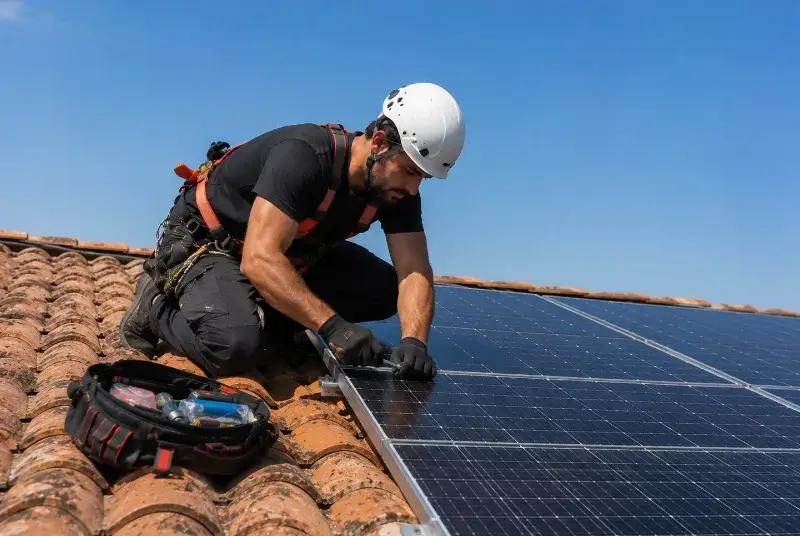 Maintenance et monitoring de panneaux solaires à Saint-Jean-de-Thurigneux